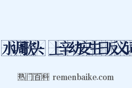 水调歌头·上辛幼安生日反义词是什么意思的图片